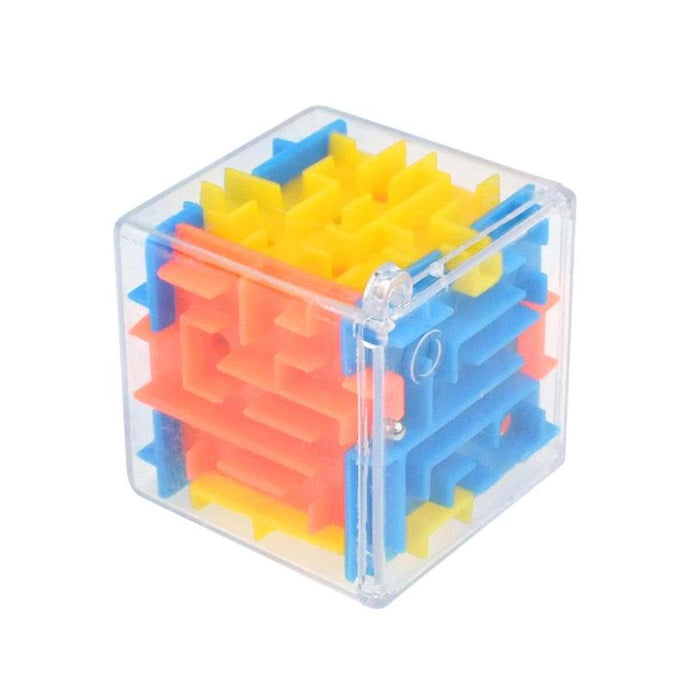 1PC 3D Magic Cube Puzzle Maze Toy Kids Learning Educational Toy